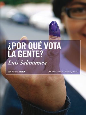 cover image of ¿Por qué vota la gente?